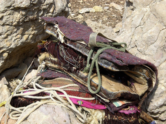 shawawiya donkey saddle, Amq Ar Rabakh, Oman